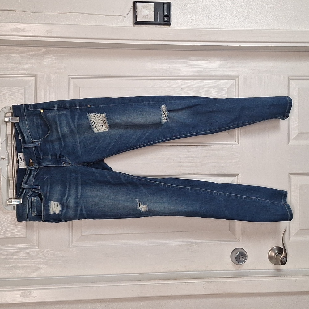 Frame Le Garcon Blue Jay Way Jeans Womens Size 27 Inseam 27.5"